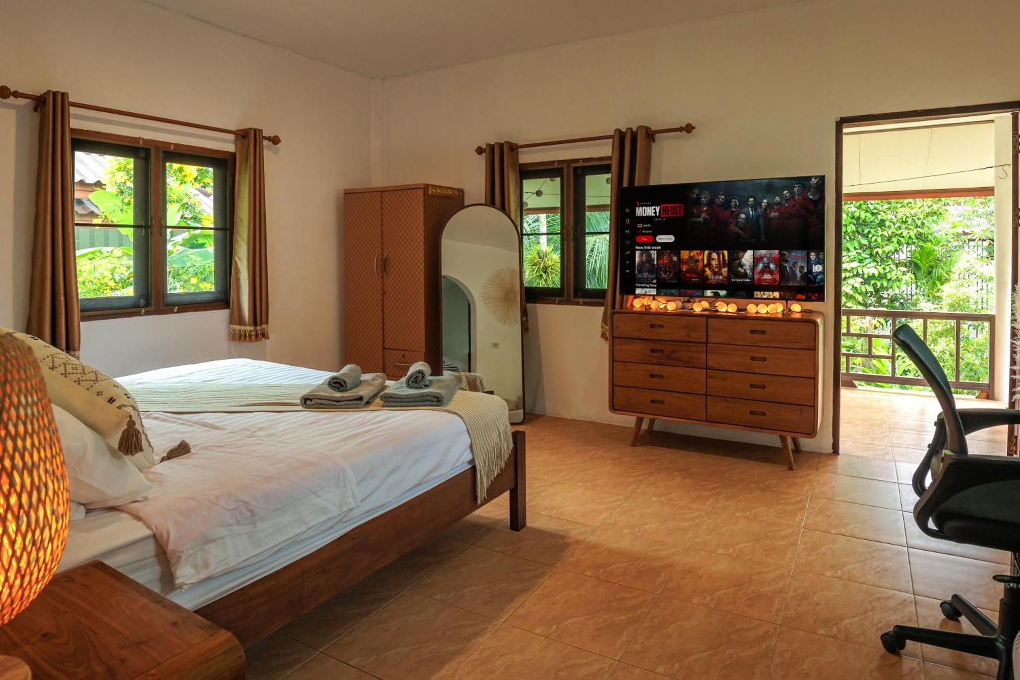 Charming House - 2mn Zen - Center - 4k Tv - Ac छुट्टी का घर Srithanu
